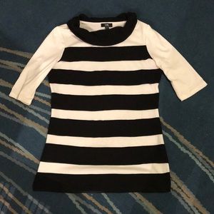 (3/$25) EUC black and white Jacob striped shirt